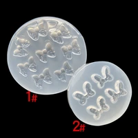 bow shape mirror epoxy mold phone shell stickers decorative tools bow brickearth accessories silicone mold 16767