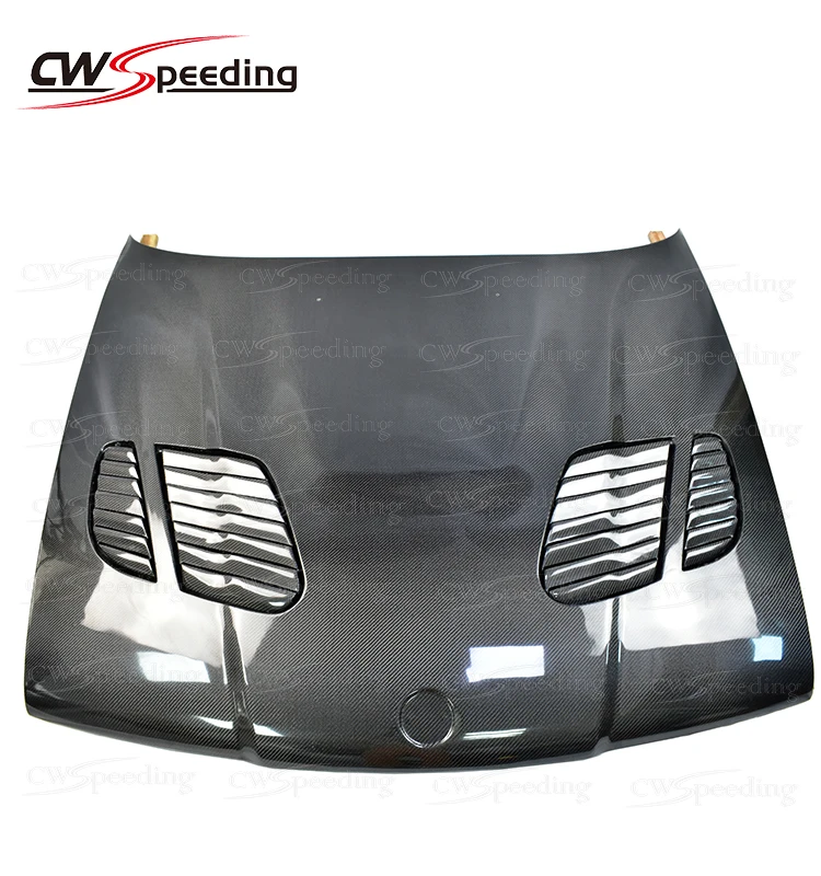 Стильная крышка корпуса двигателя из углеродного волокна GTR капота для BMWs 5 серии