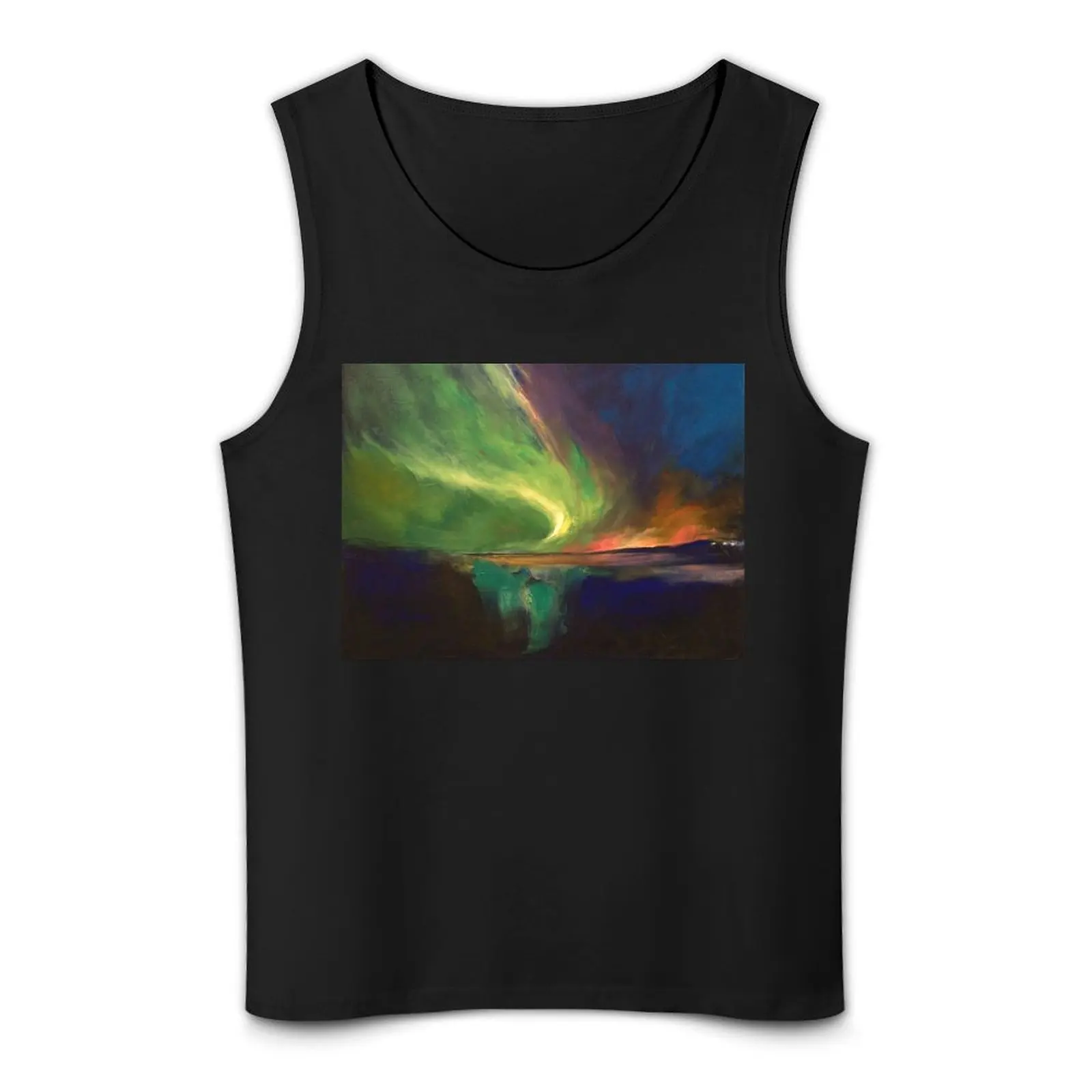 Мужская майка Aurora Borealis футболка для бодибилдинга спортивные рубашки без рукавов