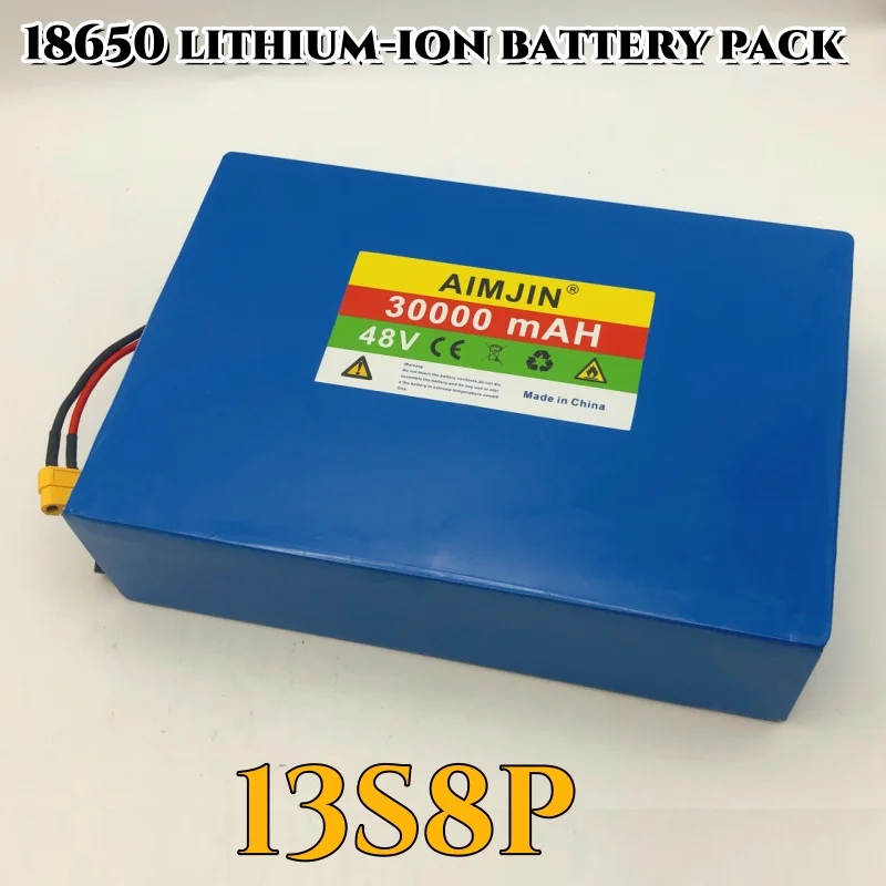Литиевая батарея высокой емкости 48 в 30 Ач 13S8P для моторизованного скутера