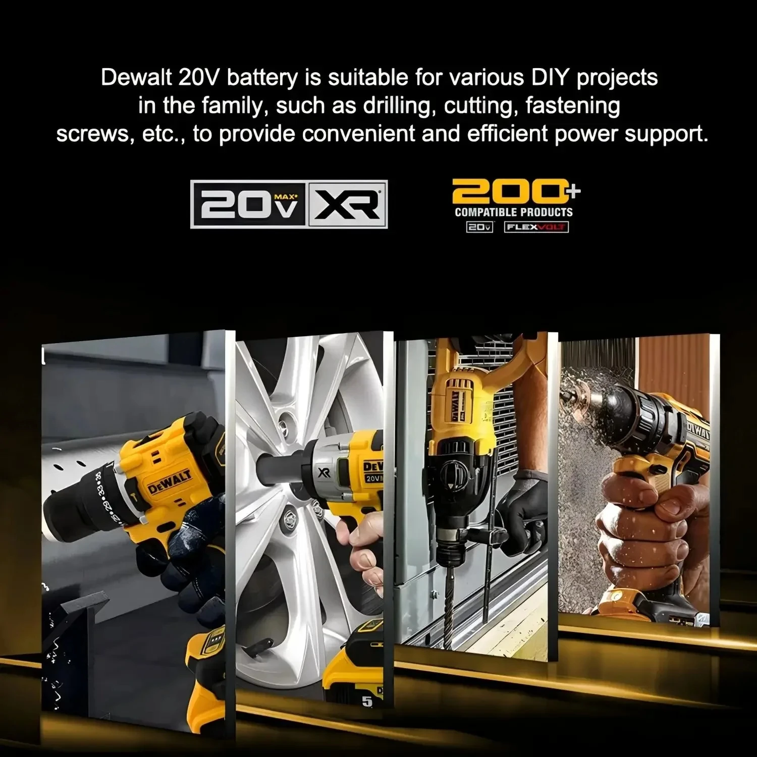 Фото Аккумулятор 18650 для Dewalt 20V 6.0Ah ‌ Литий-ионный аккумулятор 60В 9.0Ач для электроинструмента, 120Вт, высокомощный, перезаряжаемый, сменный №4