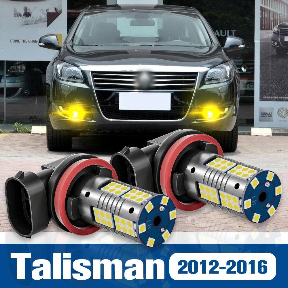

2pcs LED Fog Light Blub Lamp Accessories Canbus For Renault Talisman 2012 2013 2014 2015 2016