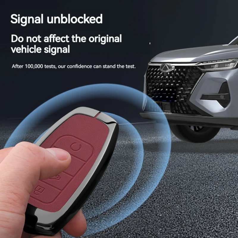 Чехол для автомобильного ключа из сплава Chery Tiggo 8 Pro 8plus New 5 plus 7pro 7 Max Omoda C5 Modod Protector