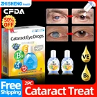 Лечение катаракты, медицинские капли для глаз, применяются для размытого зрения, перекрывания черных теней, облачного глазного яблока, одобренный витамин B6,E