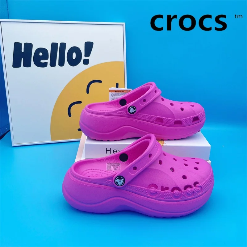 Crocs обувь Cave толстые нижние сандалии женская мужская 2024 летние новые уличные