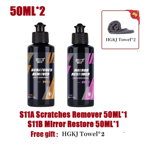 Набор для удаления царапин в автомобиле S11, средство для ремонта царапин, краска, жидкий воск, автомобильный детейлинг, Аксессуары для автомобилей HGKJ - изображение