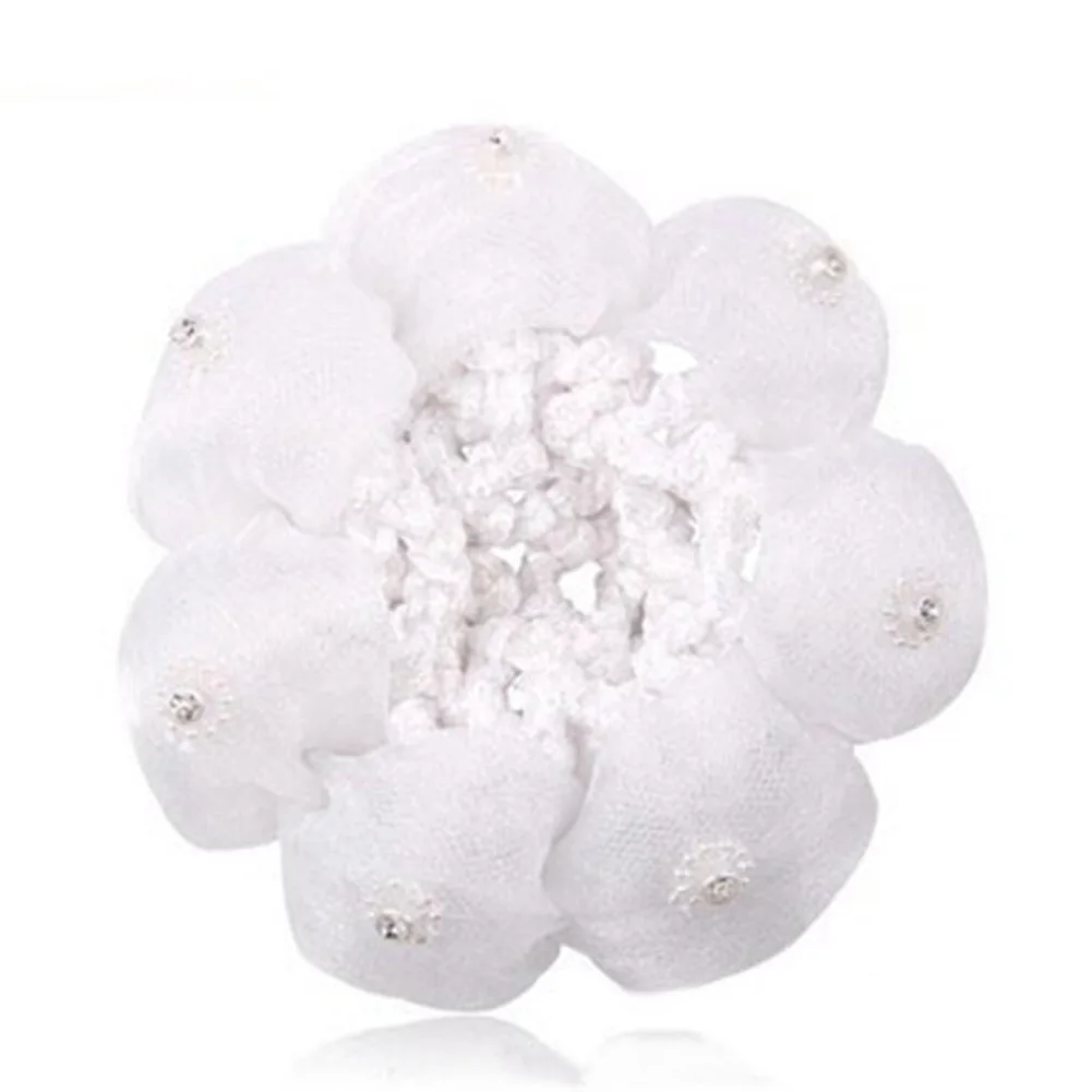 

New Arrival Solid Color Top Baby Child Dance Balls Hair Net Involucres Large Hair Accessories Tools