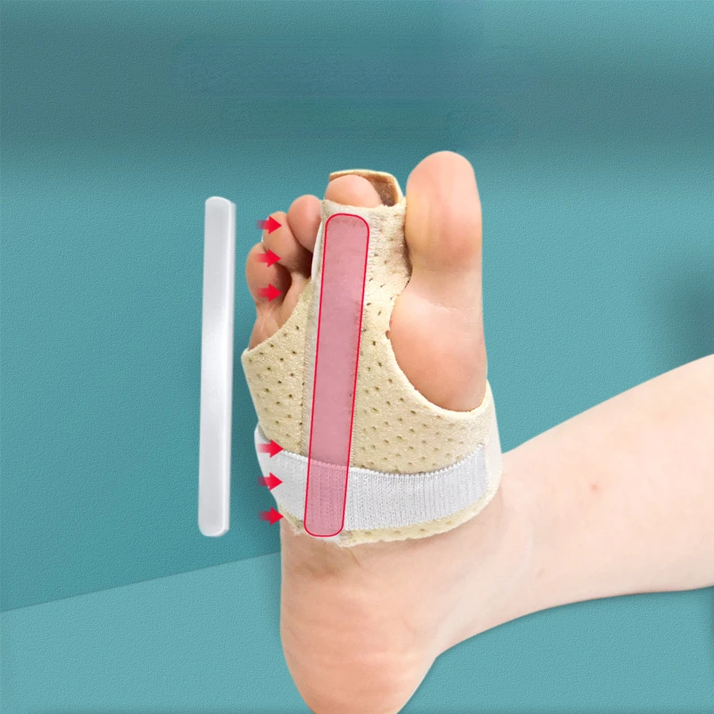 

1Pcs Toe Corrector Toe Fracture Fixator Orthotics Feet Bone Thumb Adjuster Correction Soft Pedicure Socks Bunion Straightener
