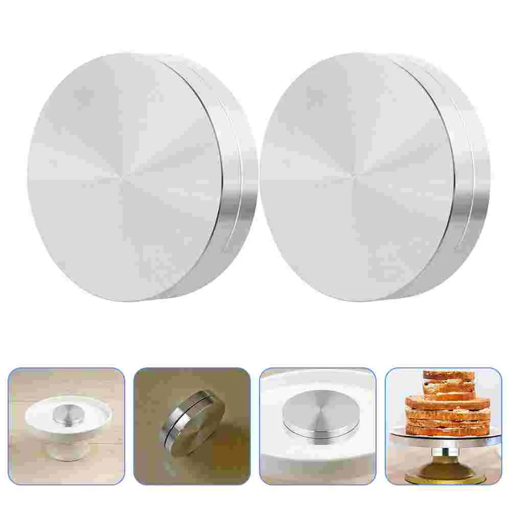 

Bearing Turntable Cake Table Base Rotating Stand Aluminum Bearings Swivel Pad Spacers Round Bumpers Axle Organizer Tray Plate