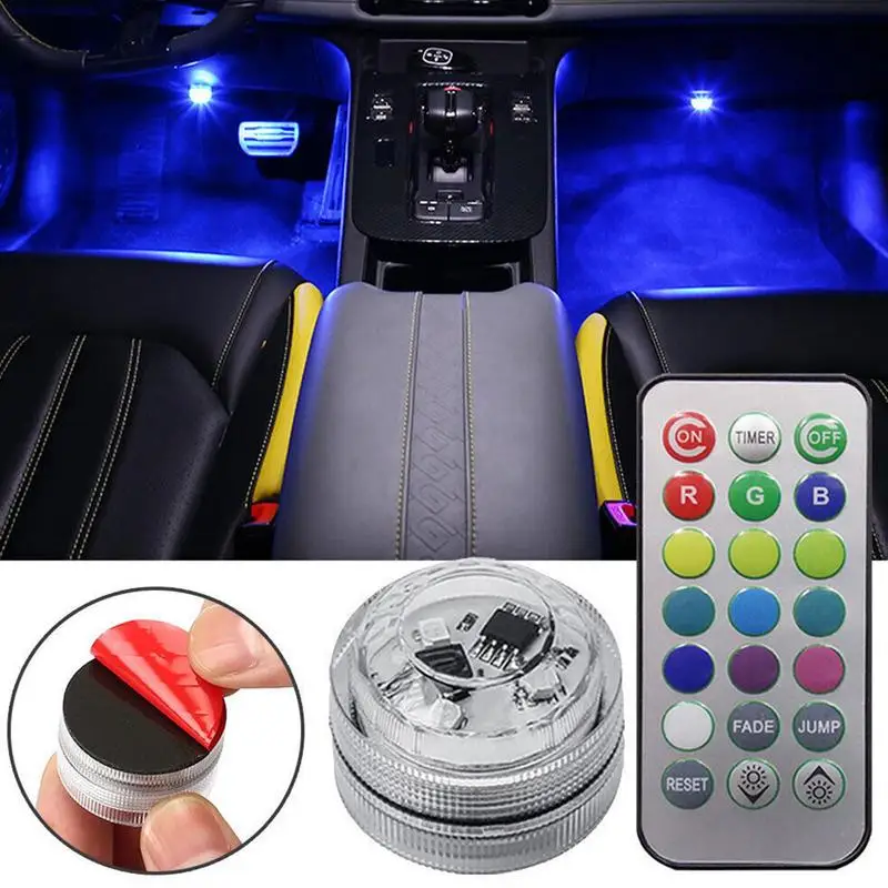 

LED Ambiance Lighting Waterproof 3 Led Lamp Beads Color Changing Led Lights For Automobiles Home Office Car R Bedroom Decor