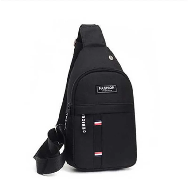 Chest Bag Men Crossbody Bag Wear-resistant Canvas Sports Mens Small Male Casual Slanted Shoulder Outdoor Satchel Back Pack Trav