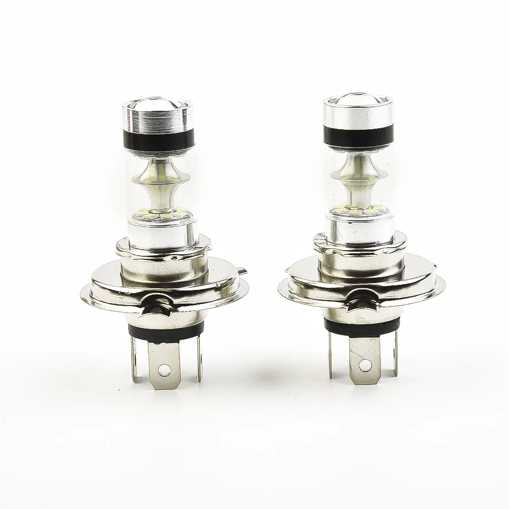 

2pcs H4 8000K 1800LM Car LED Fog Light Driving DRL Bulb High/Low Beam White Lamp Auto Turn Signal Lights Brake Parking Lights