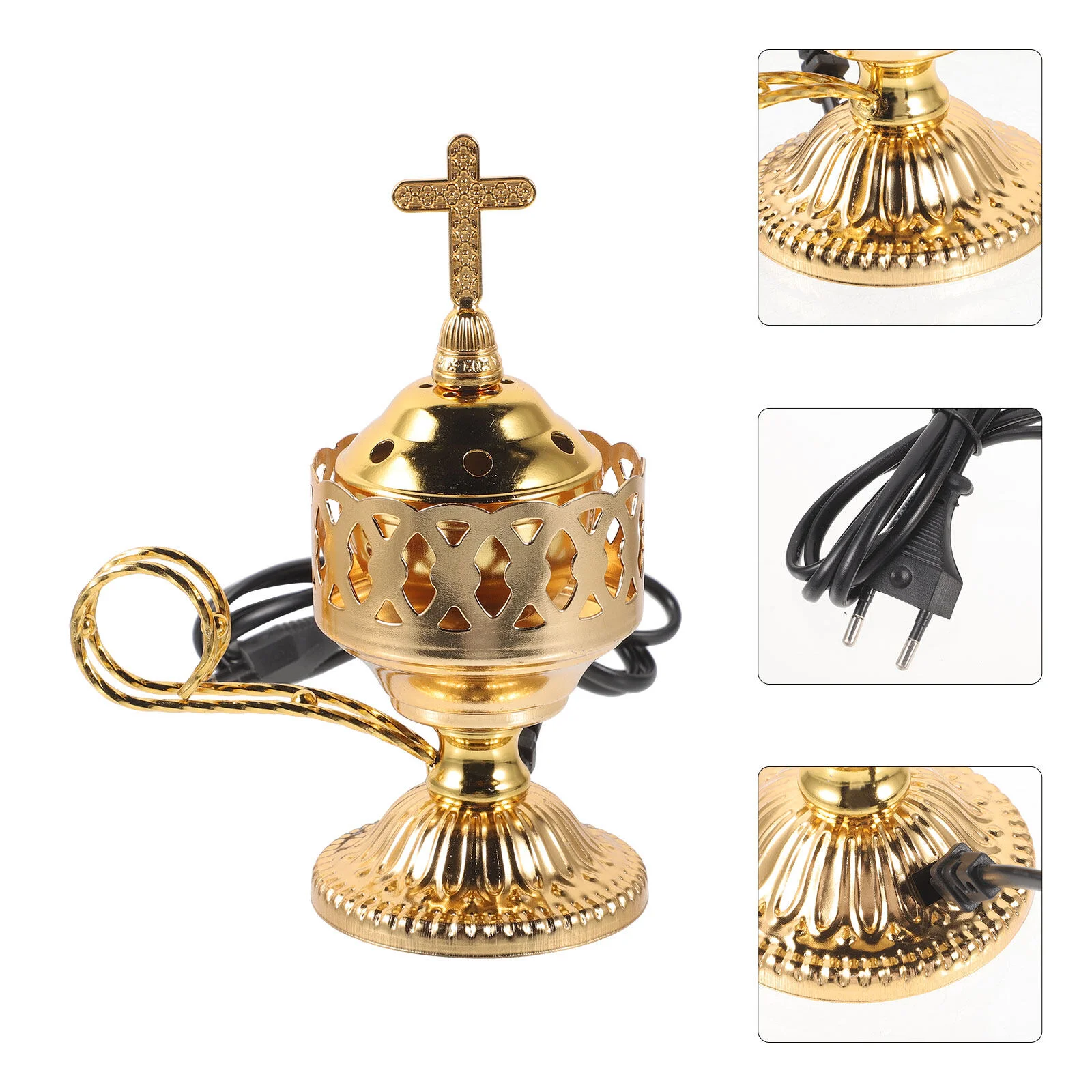 

Plug-in Burner Decorative Accents Home Conical Decorations Living Room Iron Clearance Lovers Dinning Table