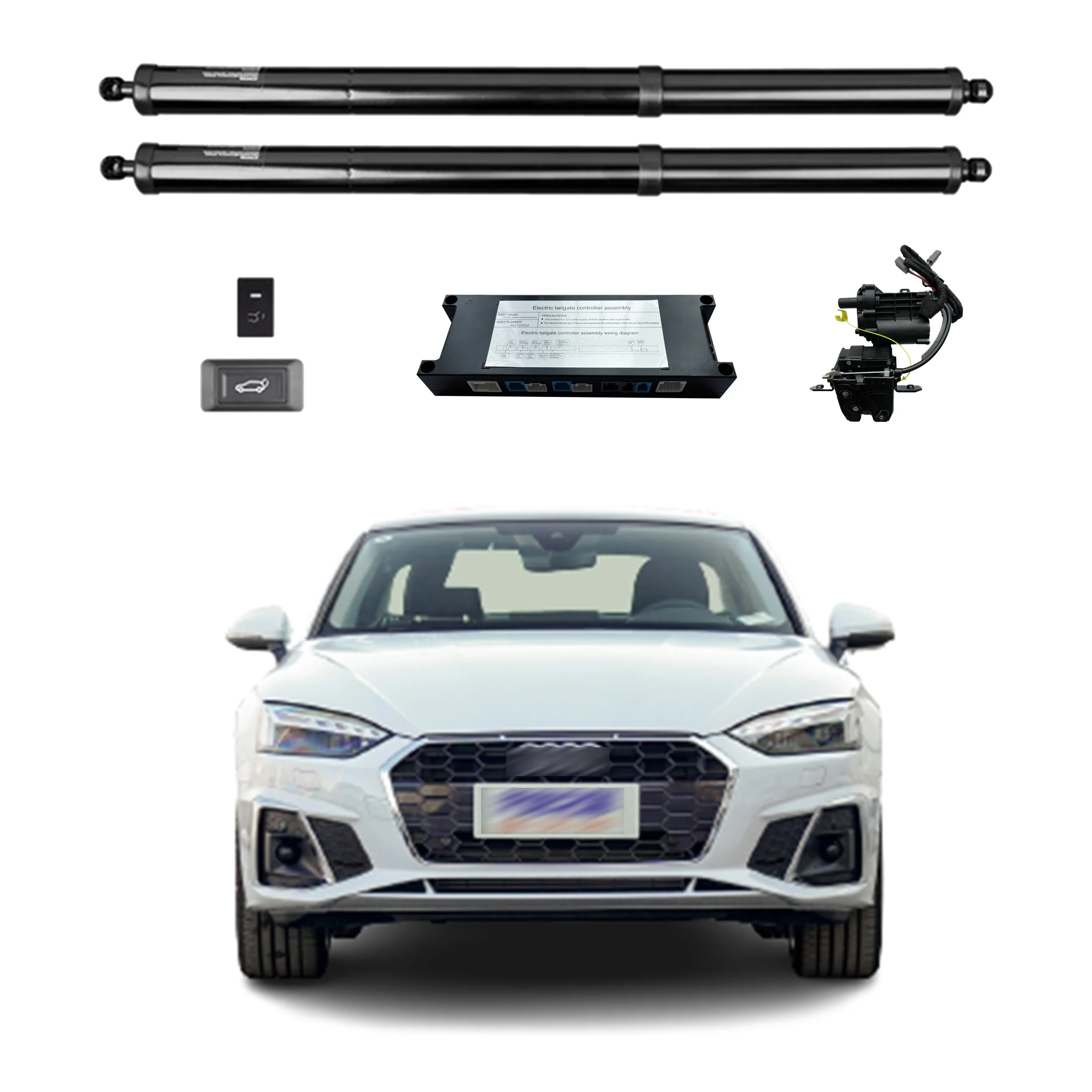 

For Audi A5 Couple 2016+ Smart Power Tailgate Electric Rear Door Auto Trunk With Remote Control Hands-Free Kick Optional