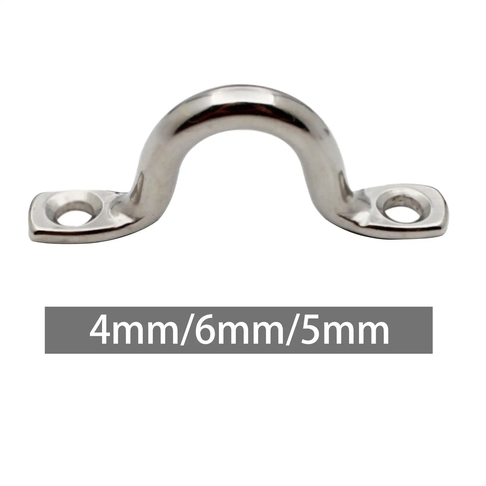 

Metal Pad Eye Tie Down Eyelet Fitting Cord Handle Pull Outfitting Hardware Anchor Point for Rafting Boating Kayak Canoe Rigging