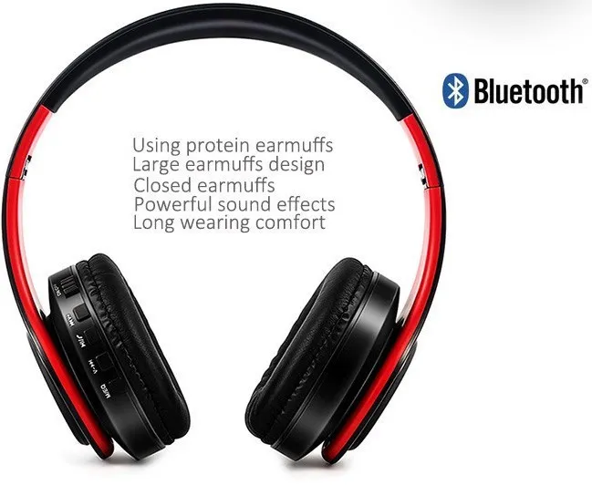 

Headphones Bluetooth Headset Earphone Wireless Headphones Stereo Foldable Sport Earphone Microphone Headset Handfree MP3 Player