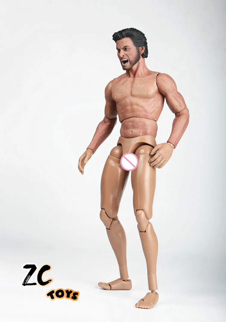 

Zctoys 1/6 Мужская голова, резьба, голова хуга Джекмана, модель головы, Скульптурное тело, злого версии, подходит для 12-дюймовых кукол, экшн-фигурки
