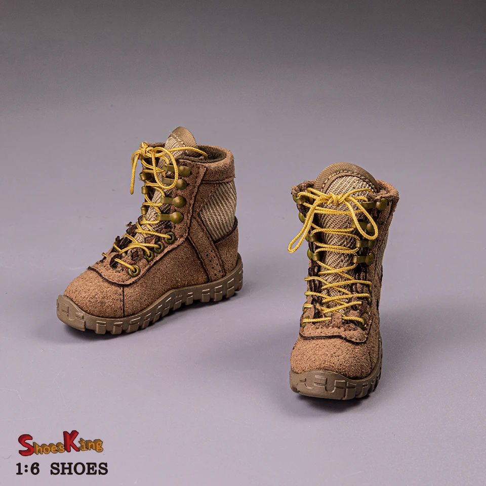 В наличии SK012 масштаб 1/6 мужские армейские ботинки с песком полые военные боевые
