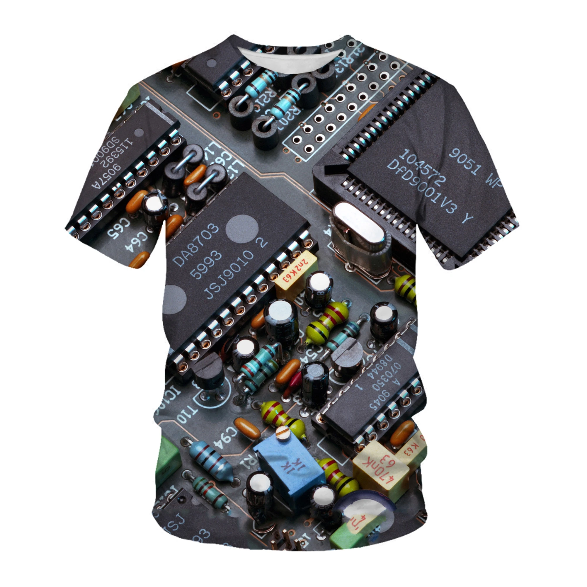 

Футболка мужская оверсайз с коротким рукавом и круглым вырезом