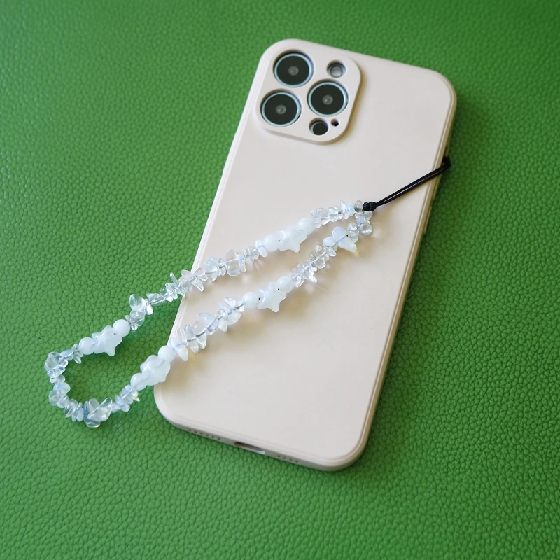 Ladies and Girls Phone Pendant Chain with Phone Case Lanyard Wristband Phone Protective Cover Key Chain Strap Rope 124A