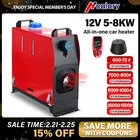 Нагреватель воздуха Hcalory, 5-8 кВт, 12 В, Дизельный подогреватель воздуха, красный, с пультом дистанционного управления, для автомобиля, грузовые автобусы фургона, лодки, для зимнего обогрева