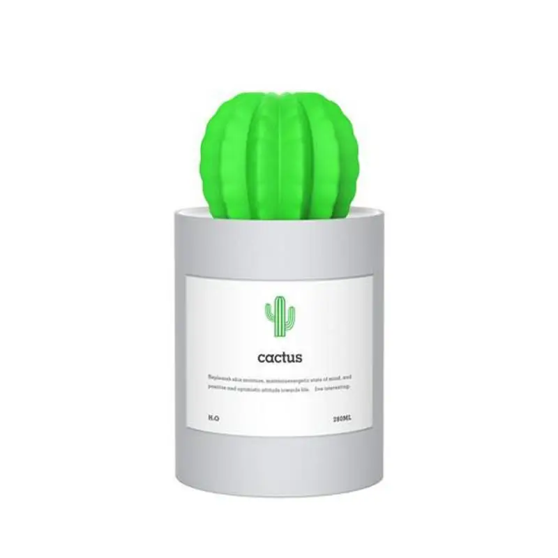 

Silent Spray Desktop Hydrating Instrument Stop Automatically Small Cactus Humidifier Intelligent Protection Nano Atomization