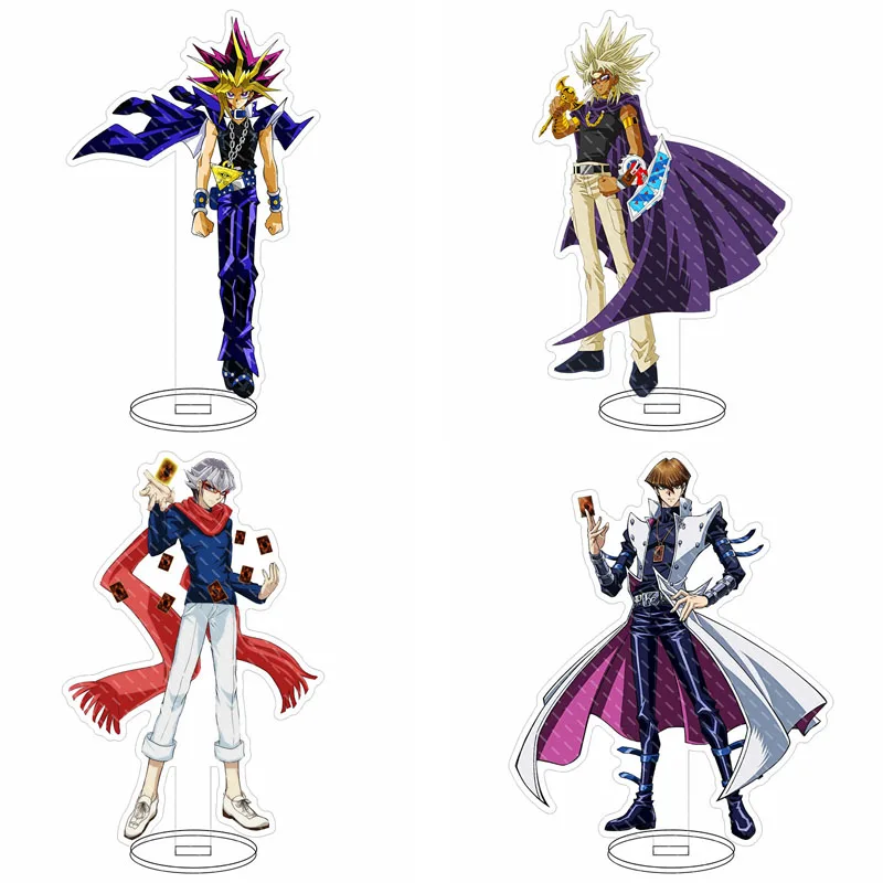 

1 Pcs Cartoon Game Yu-Gi-Oh Acrylic Stand Model YuGiOh Yugi Muto Seto Kaiba Masaki Anzu Desk Decor Plate Action Figure Toys Gift