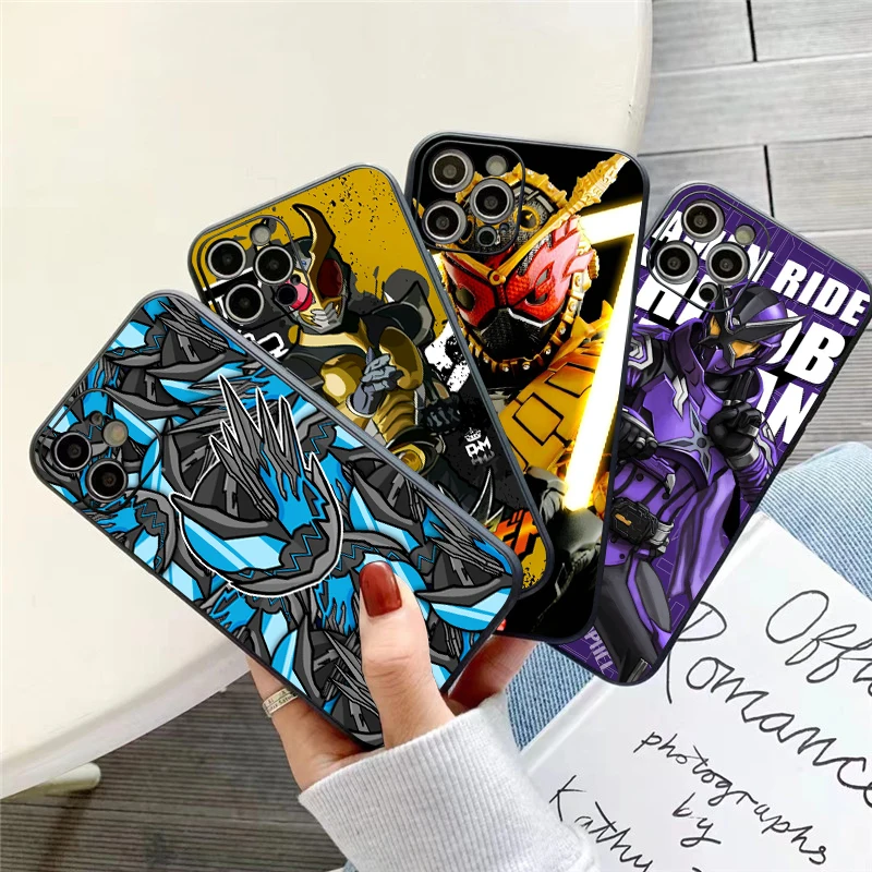 

Cool Kamen Rider Phone Case For iPhone 11 13 12 Pro Max 12 13 Mini X XS XR MAX 5 6 6S 7 8 Plus Liquid Silicon Coque Soft Funda