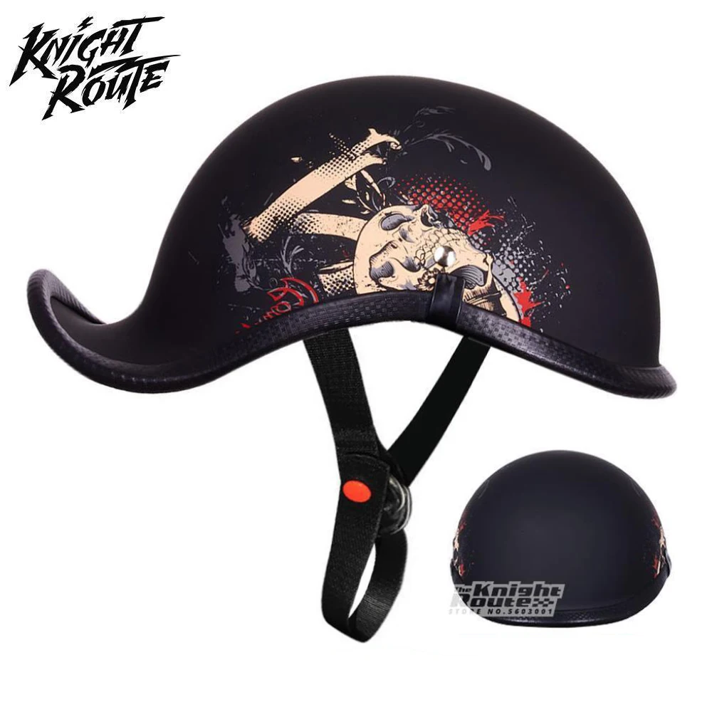 

Motorcycle Helmet Men's Motorcycle Helmet Moto Women's Open Face Vintage Retro Half Helmet Chopper Cafe Racer Motorbike