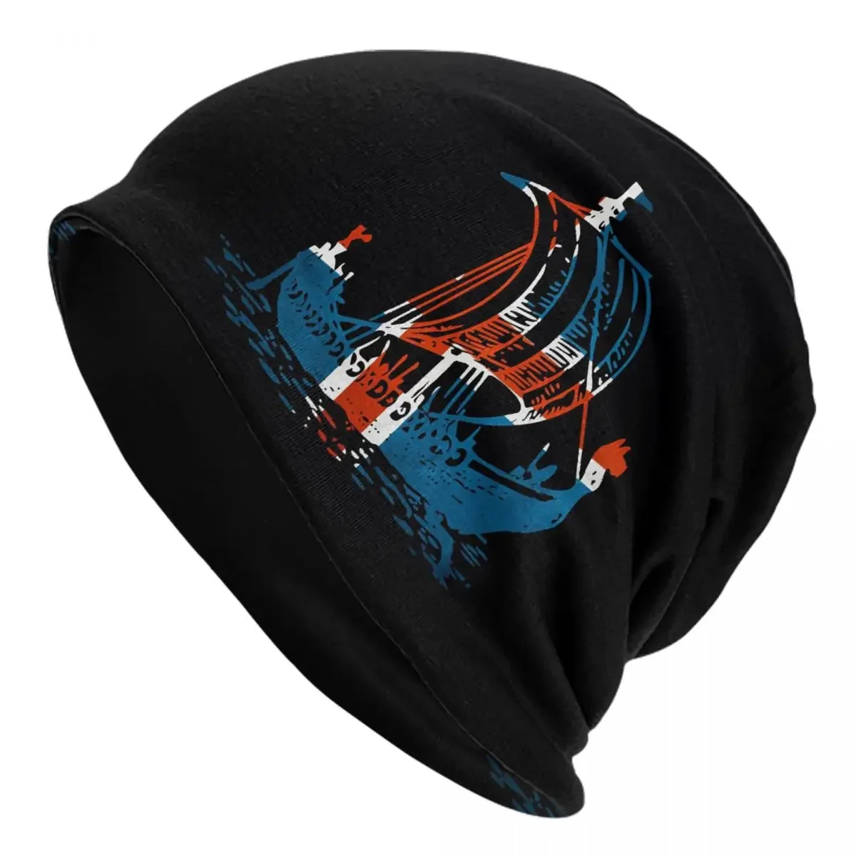 

Iceland Viking Ship - Icelandic Flag Unisex Beanies Caps Knitted Bonnet Hat Warm Hip Hop Autumn Winter Outdoor Skullies Hats