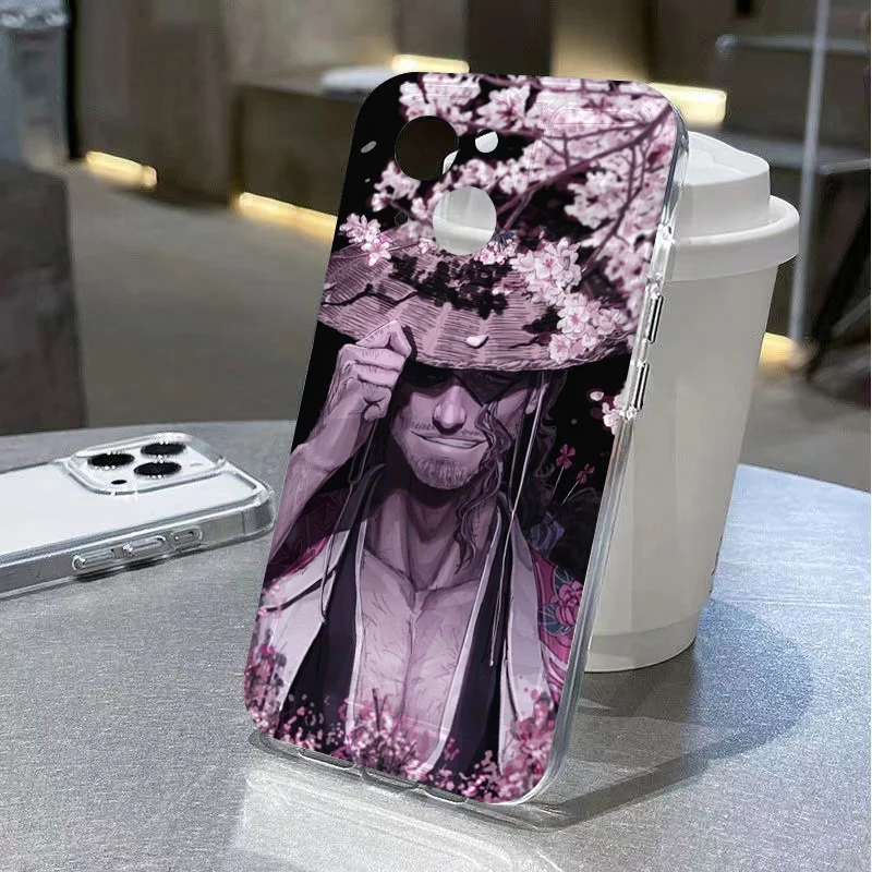 Фото Мягкий чехол для телефона Bleach Kyoraku Shunsui для Xiaomi Redmi Note 13 14 15 Pro Plus 12 11S 11T 5G 10S 9S 4G, задняя крышка с рисунком №4