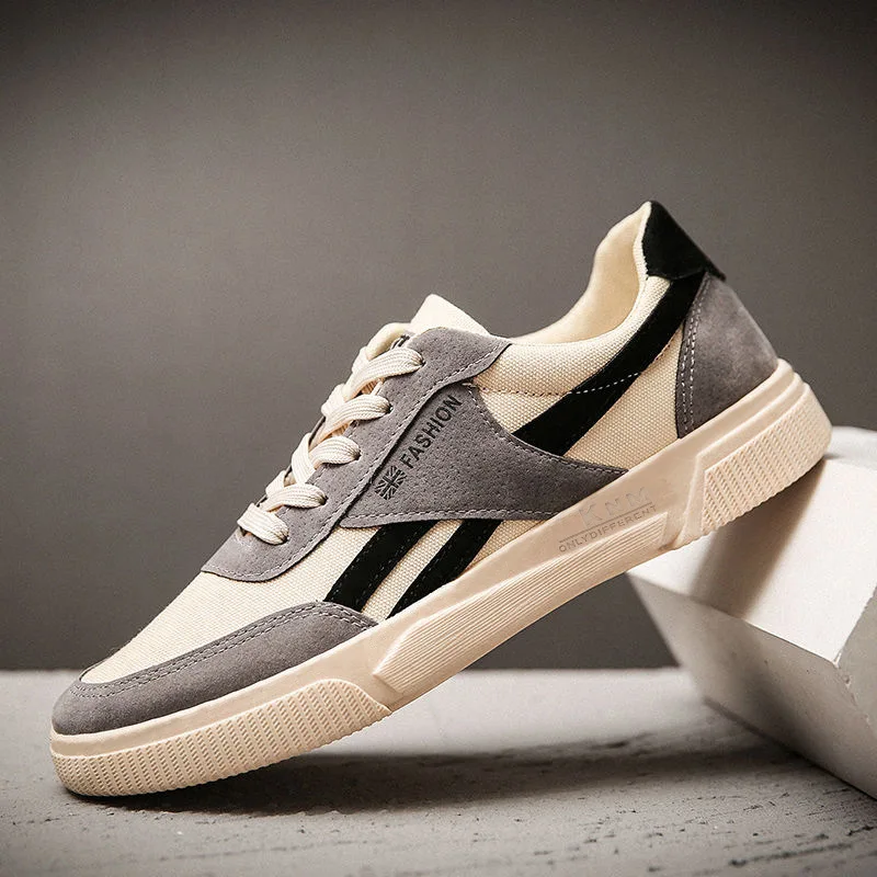 

2021 Autumn New Korean Fashion Men's Sports Casual Shoes Comfortable and Breathable Canvas Shoes Men's Shoes Mens Sneakers