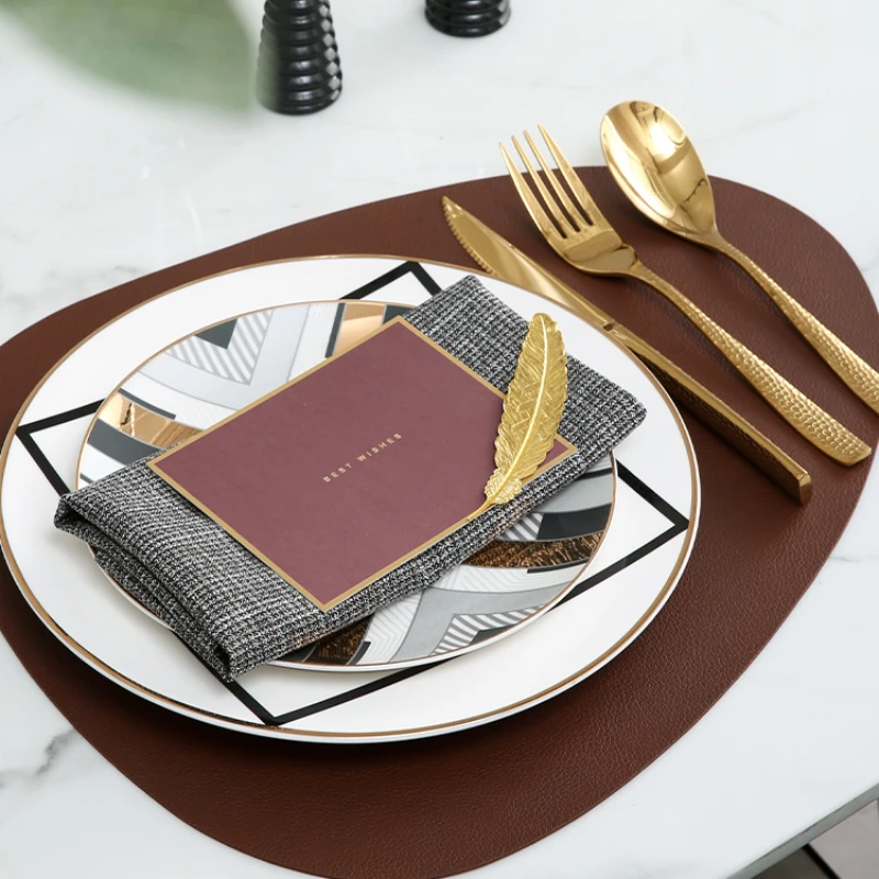 

Роскошные наборы тарелок в скандинавском стиле, необычные декоративные столовые тарелки для еды, наборы домашней посуды Vajilla complea LXH