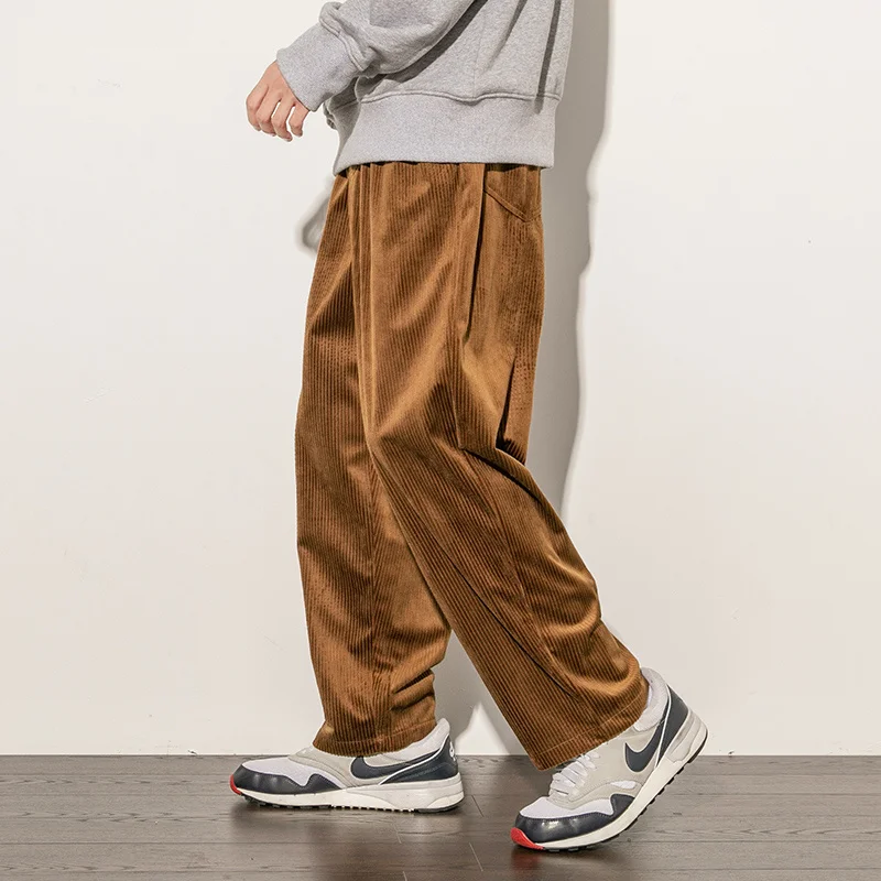 

Casual Pants Men's Joggers Men Trousers Jogger Man Sweatpants Mens Oversize Sports Streetwear Baggy Wide Corduroy Pants