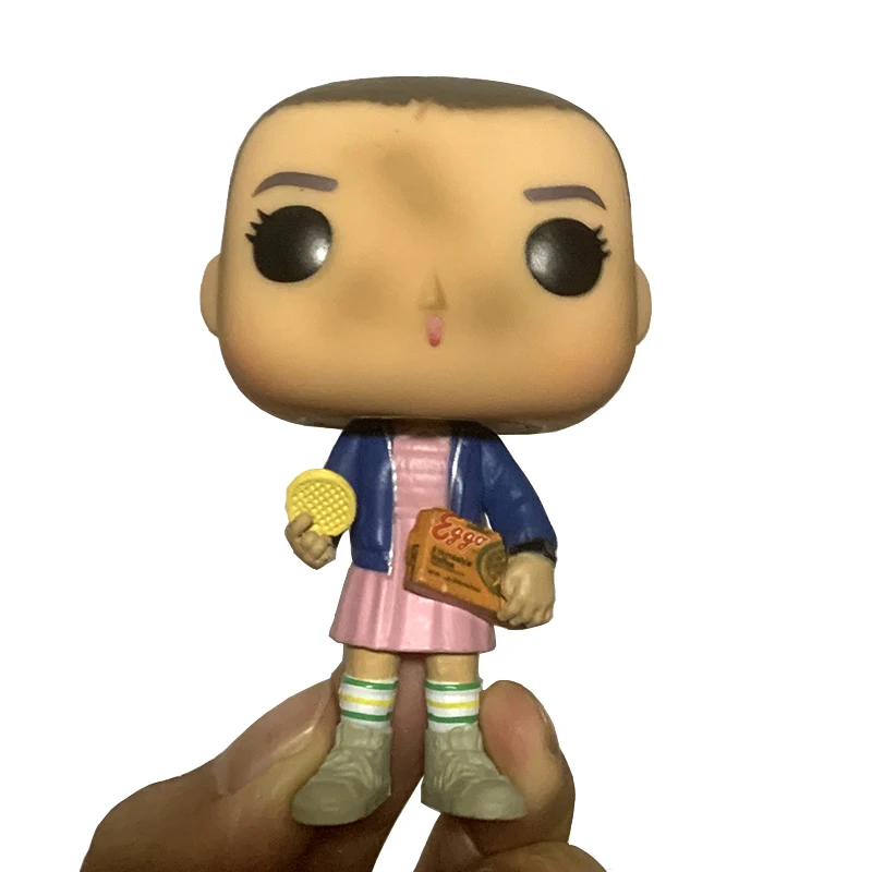 Stranger Things Eleven With Eggos Action Figure Doll #428 PVC Collectible Model Christmas Gifts For Child Demogorgon Figure Toys