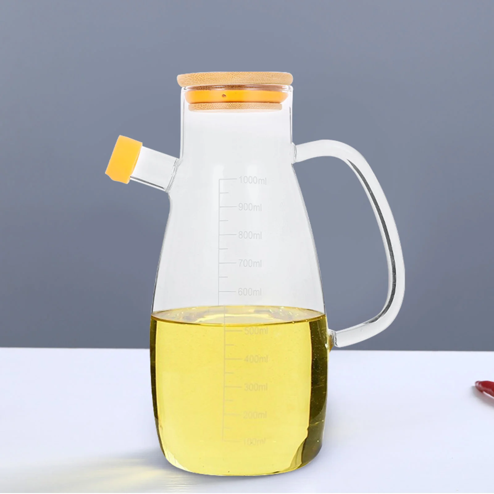 

Glass Oiler Dispenser Spout Jars Kitchen Leakproof Storage Container Bottle Vinegar