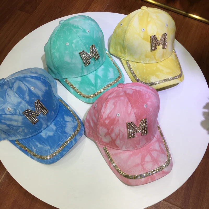 

Blingbling M Hot Drilling Visors Caps Unisex 2022 New Summer Thin Sunshade Outdoor Sun Protection Hats Breathable Baseball Cap