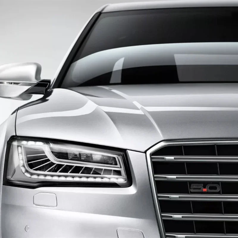 Металлический логотип 5 0 значок на переднюю решетку автомобиля наклейка