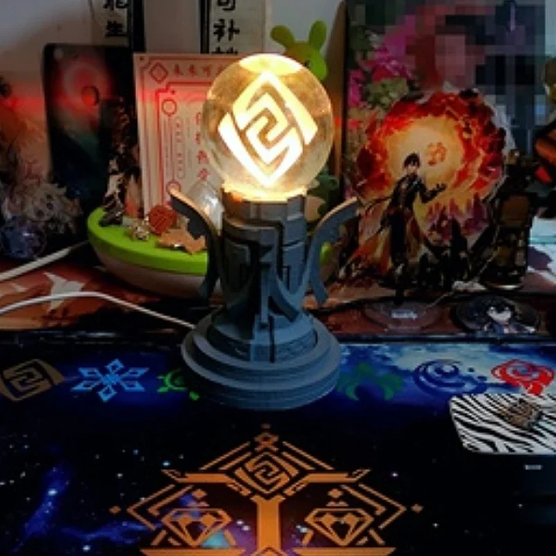 В наличии аниме Genshin Impact God's Eye Vision ночник фигурка игровой элемент Wendi Klee Inazuma