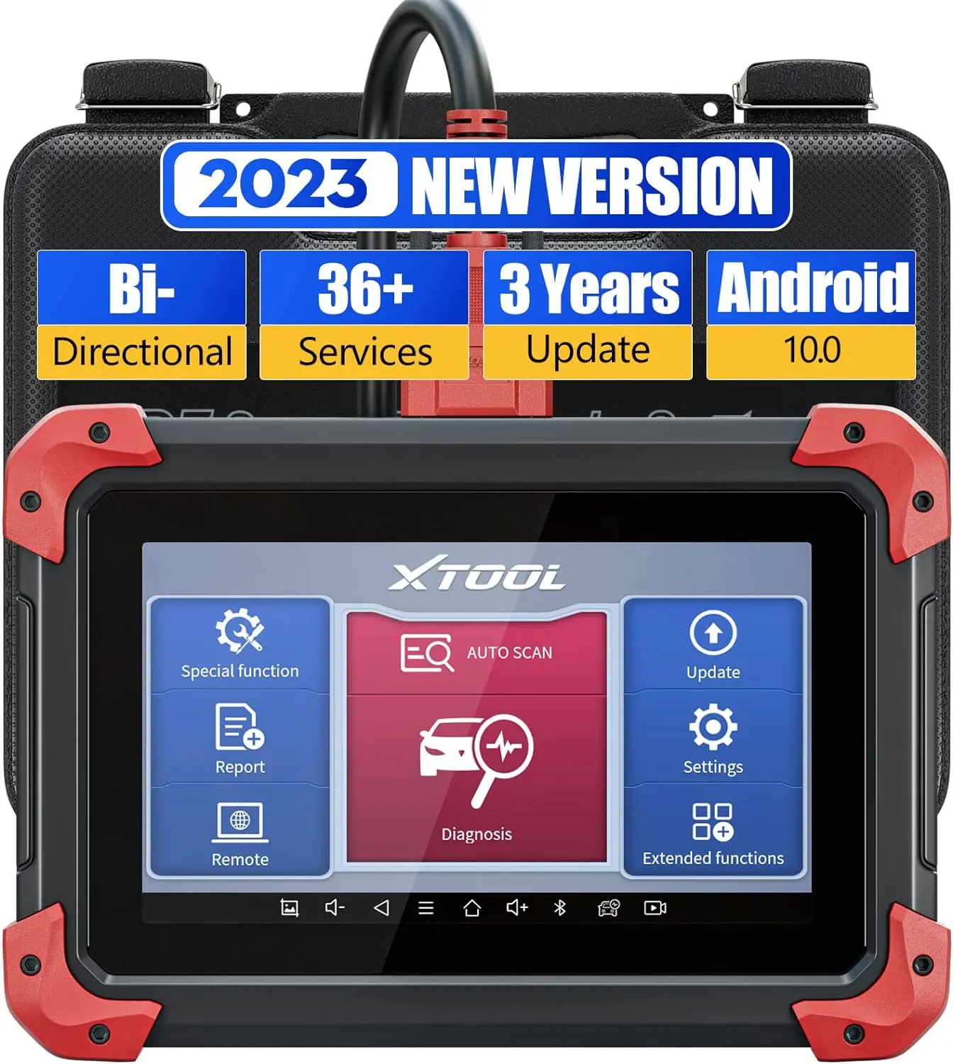 

Diagnostic Scan with 3 Years Updates($300 Value), 2023 New Upgraded, Full Bi-Directional Control, ECU Coding, 36+ Resets, All S