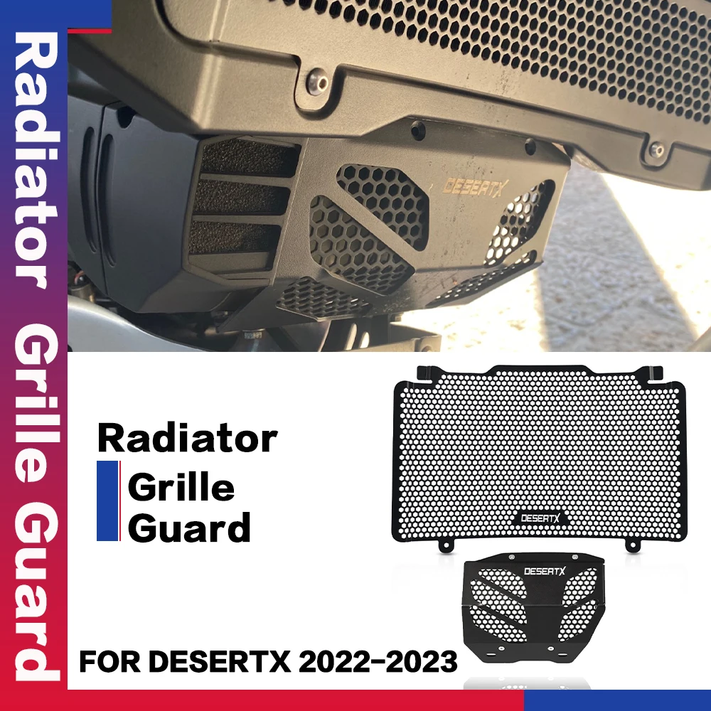 

Motorcycle Accessories Aluminium Radiator Guard Protector Grille Cover For Ducati DesertX Desert X Desert-X 2022-2023 Moto Parts
