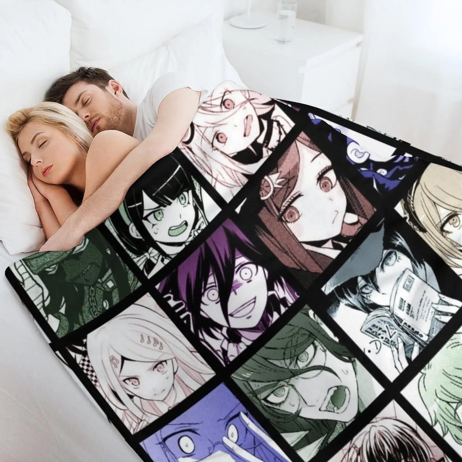 Коллекция DRV3 Manga (цветное) Плед Мягкие большие мягкие плед-одеяла