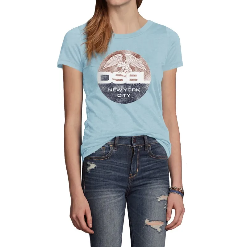 

Футболка женская оверсайз из чистого хлопка, аниме Стич кавайная Готическая рубашка в стиле Харадзюку, голубая блузка в винтажном стиле, y2k, ...