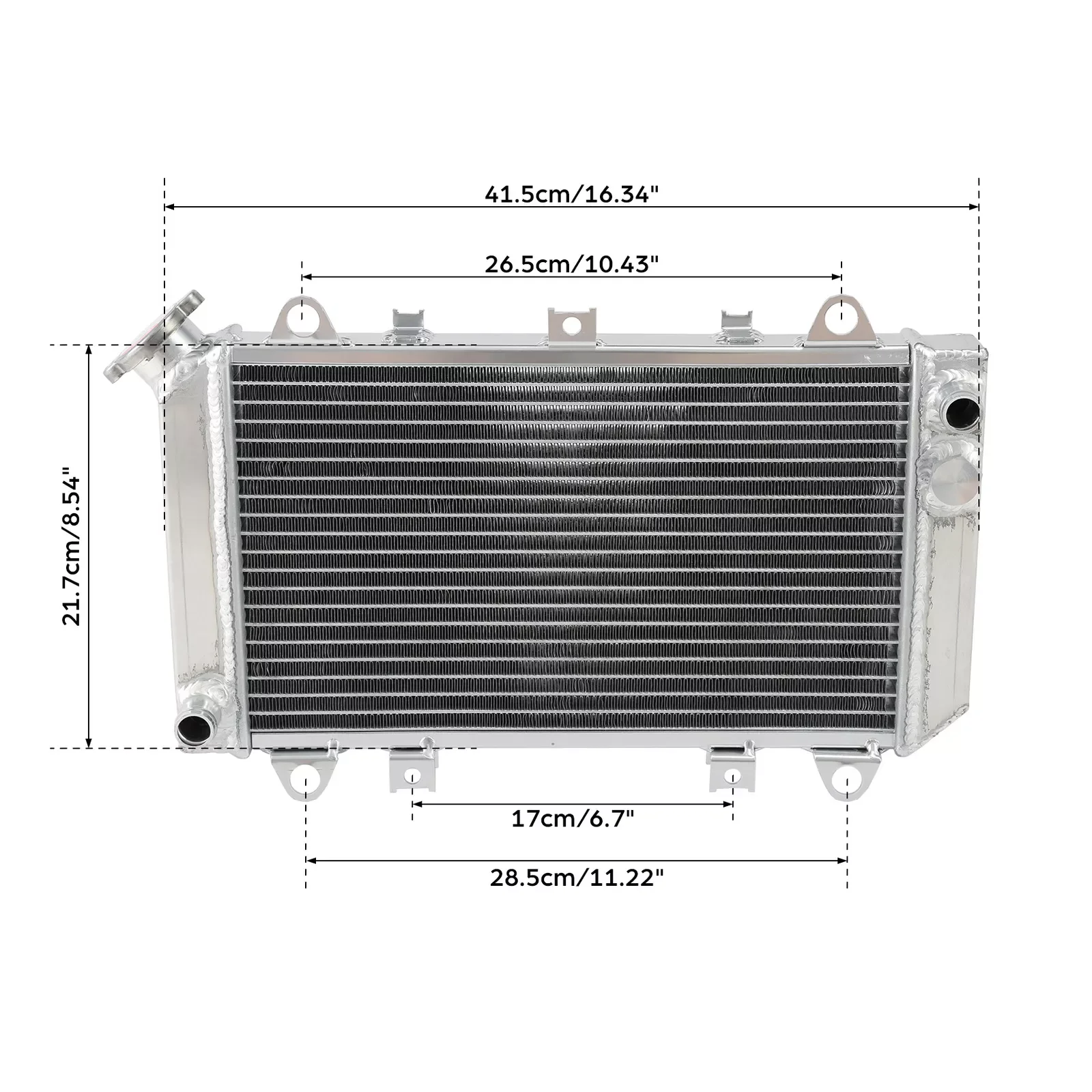 Охлаждающий радиатор мотоцикла для Kawasaki Mule 2500 2510 2520 KAF620A/B/C