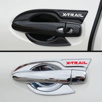 car styling chrome handle cover outside outer door cup bowl accessories moulding trim for nissan x trail x trail t32 20142021