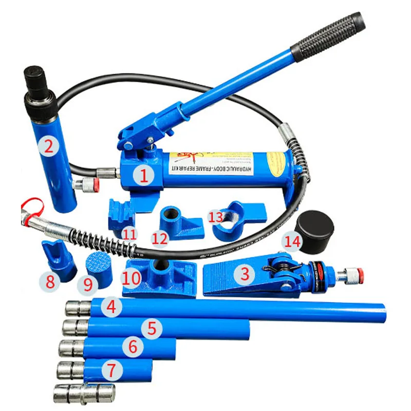 

Автомобильный раздельный домкрат для листового металла 10 т, инструмент для листового металла, гидравлический раздельный комбинированный Многофункциональный раздельный домкрат