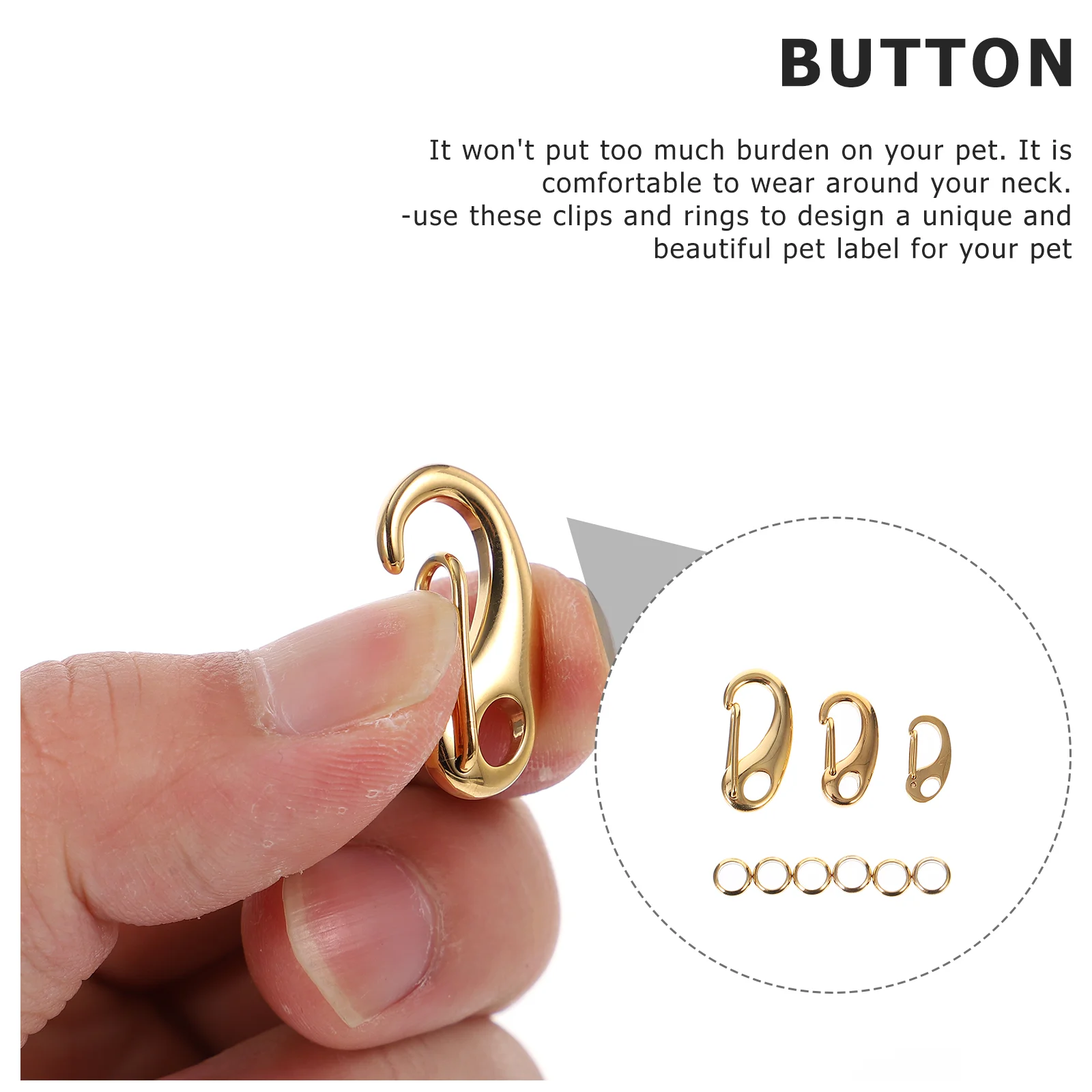 3 шт. пряжка для собак зажимы ошейника домашних животных аксессуары шлейка кошек