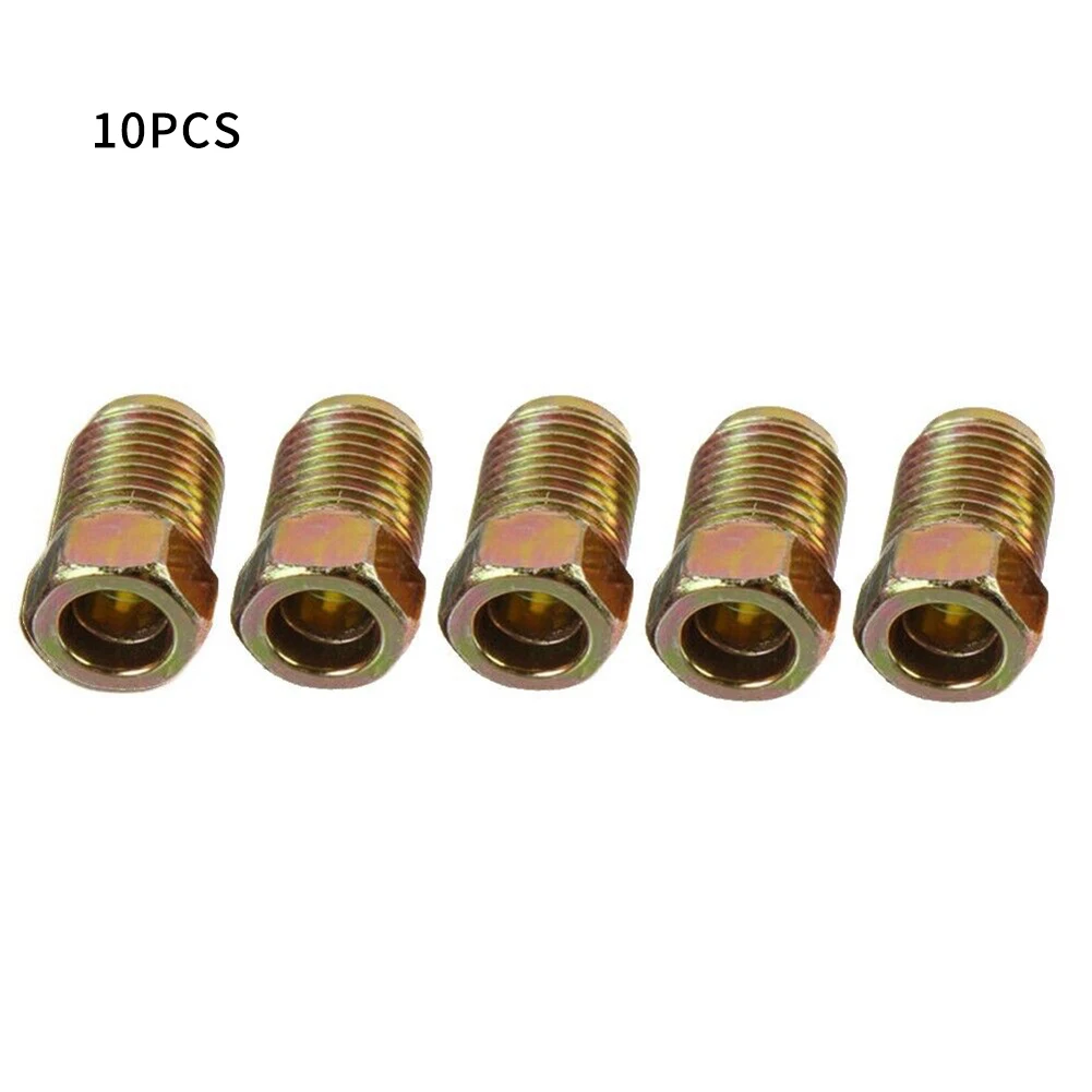 

Brand New Brake Pipe Nut Car Galvanized Iron Galvanized M12 Zinc Coating 12mm X 1.0mm Brake Cable Connector Kit