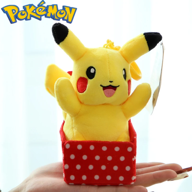 

Подарочная коробка Pokemon Pikachu, кукла, детские игрушки, японское аниме настольная модель, украшение на День святого Валентина, Рождество, день ...