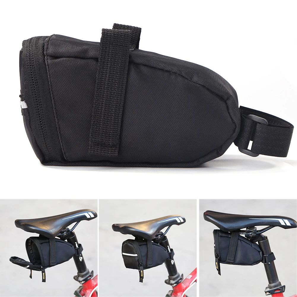 1L Capacity Bicycle Saddle Bag Rainproof MTB Mountain Road Bike Seatpost Rear Tail Storage Pouch Cycling Equipment Accessories